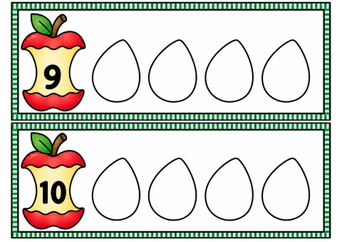 Elma İle Çizim Geliştirme Etkinliği - 2 Gruplu Sayfa