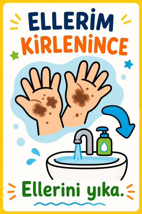 Ellerimizin Temizliği: Kirlenme ve Temizlik Konusu