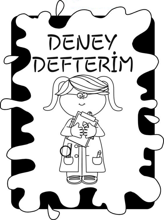 Deney Defterim - Deney Notları İçin Eğitici Şablon