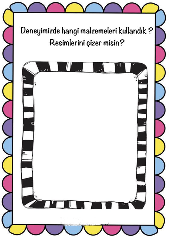 Eğitsel Malzeme Kullanım Listesi - Deney Gözlemleri