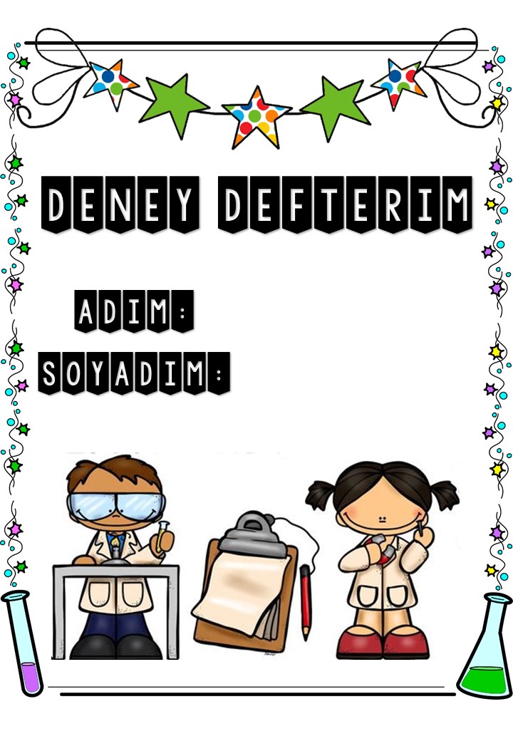 Deney Defterim - Bilim ve Deney Günü İçin Çocuklara Yönelik Aktif Not Alma Aracı