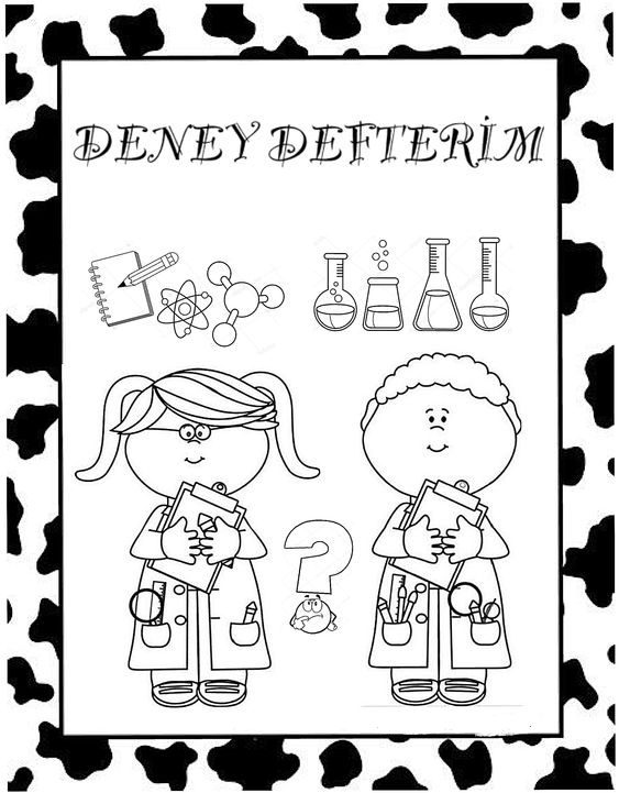 Deney Defterim: Bilim ve Deneyler İçin Eğitici Çizim Materyali