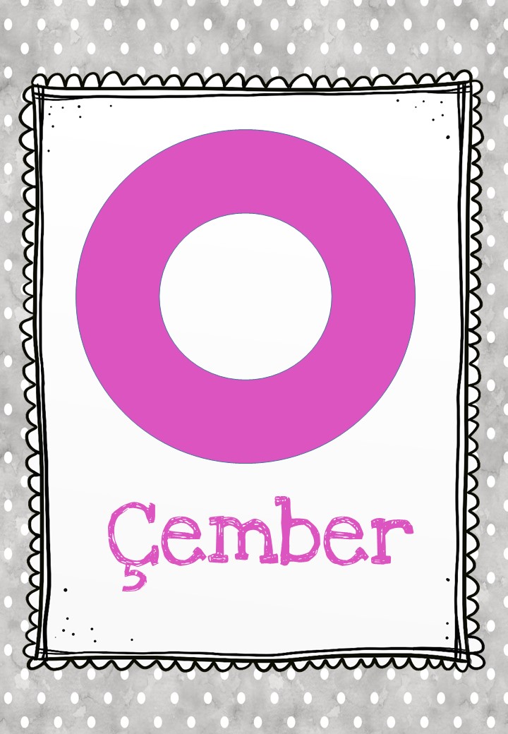 Çember 3 - Geometrik Şekil Öğrenimi