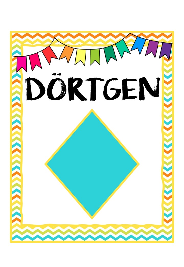 Dörtgen Şekli Eğitim Materyali - Dörtgen Tanımı