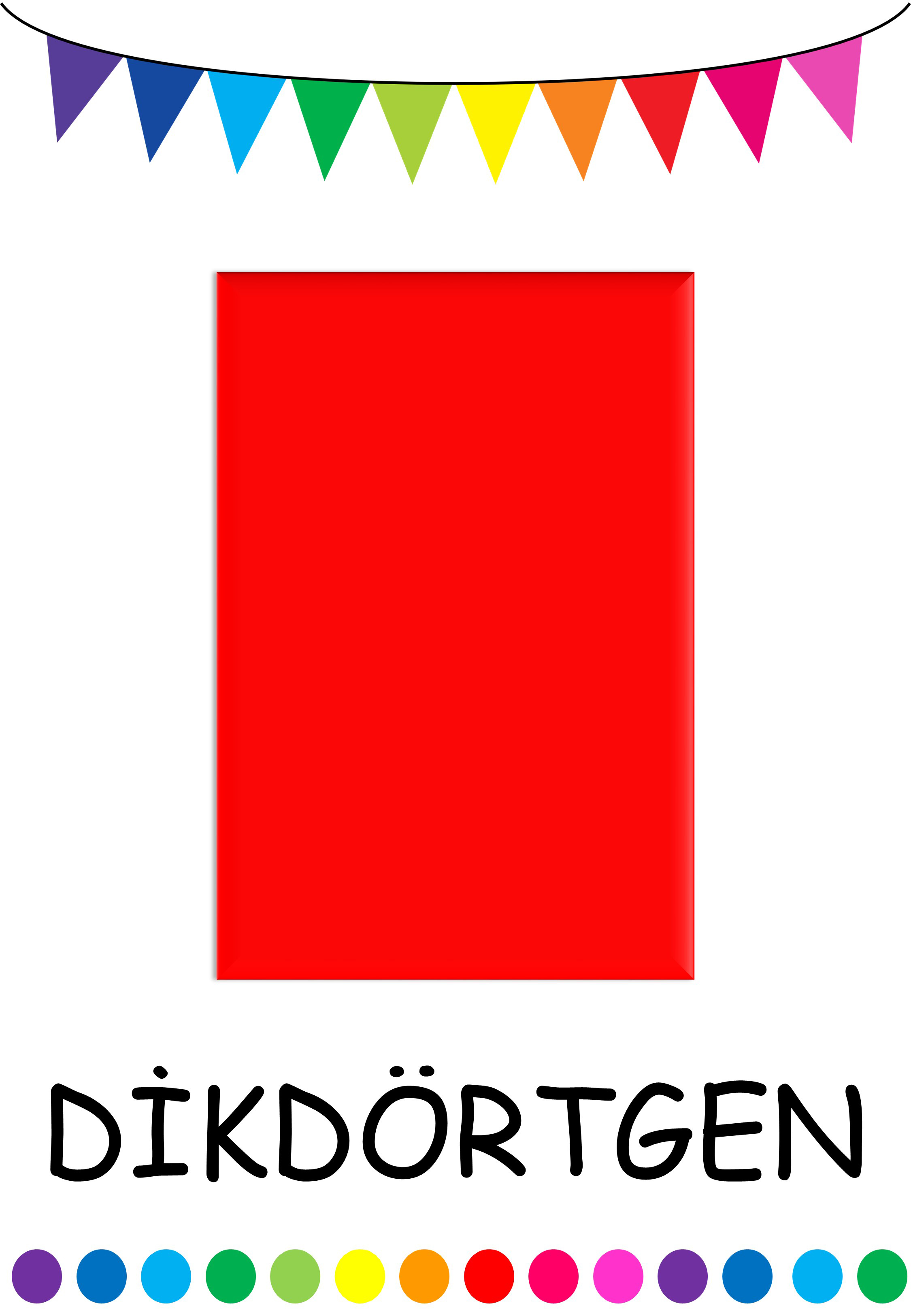 Dikdörtgen - Kırmızı Renk Tanıtımı ve Şekil Öğretimi