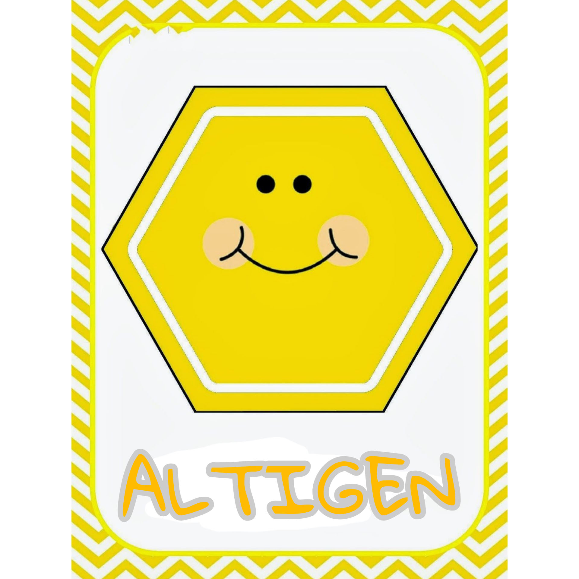 ALTIGEN - Altıgen Şekli ve Gülümseme İfadesi