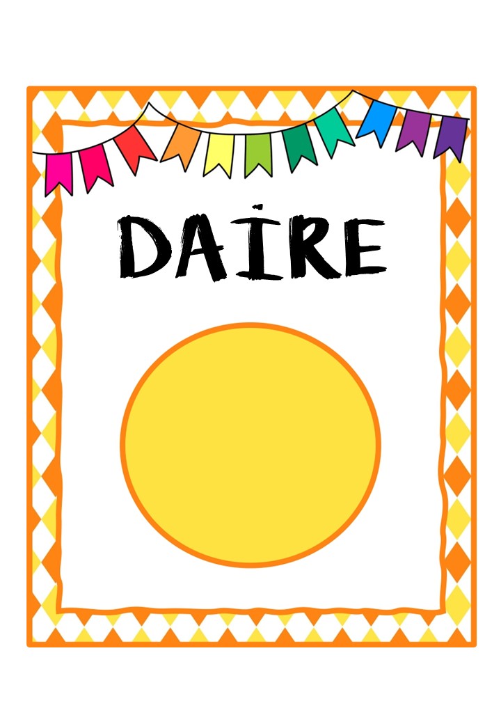 DAİRE - Geometrik Şekil Eğitimi, Sarı Daire