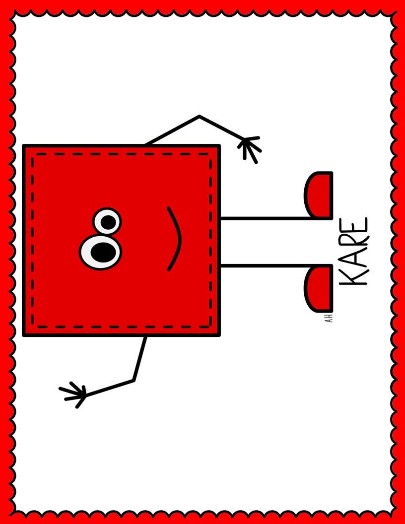 KARE ŞEKLİ EĞİTİM KARTI
