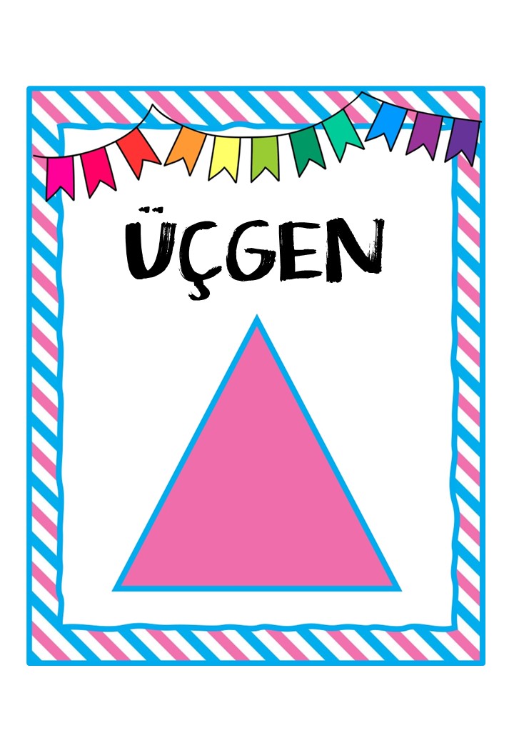 Geometrik Şekiller: Üçgen (3)