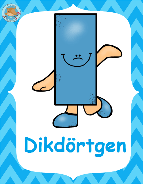 Dikdörtgen - Geometrik Şekil Öğretimi İnfografik