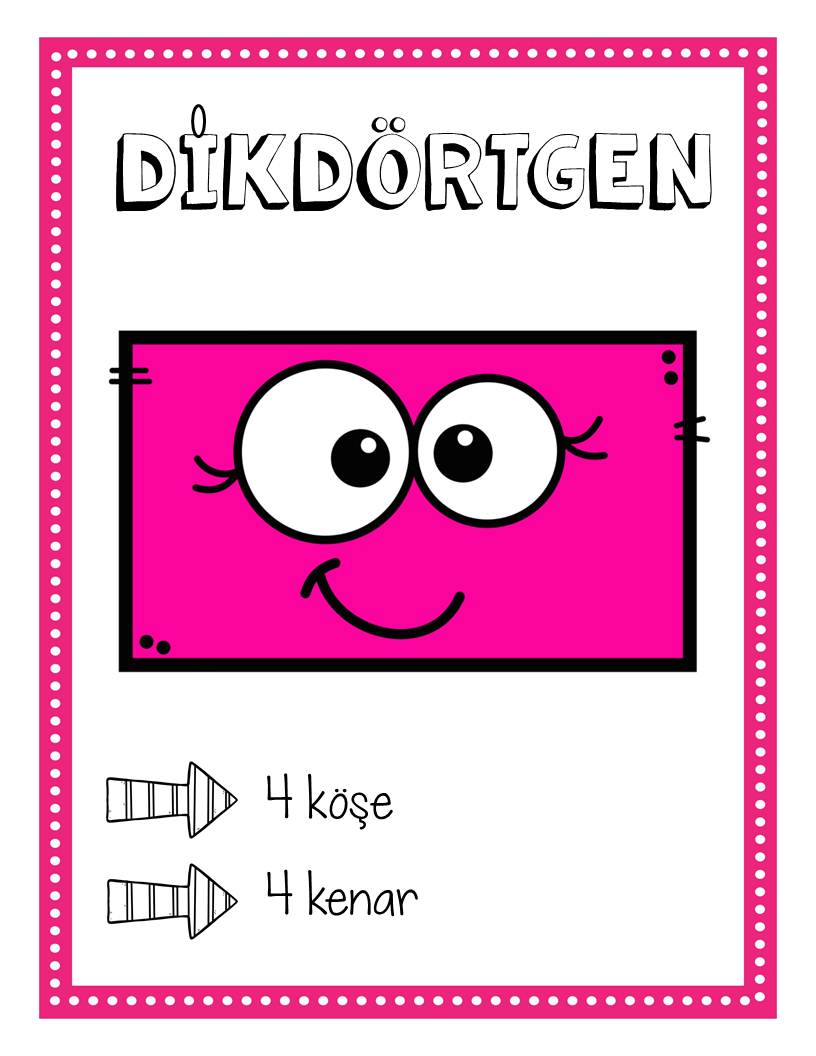 Dikdörtgen Eğitimi: 4 Köşe ve 4 Kenar Öğretimi