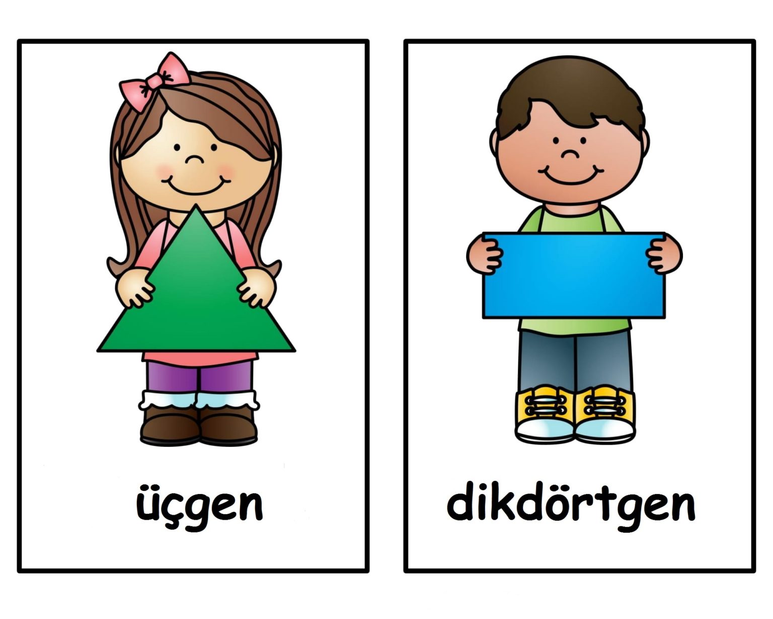 Geometrik Şekiller: Üçgen ve Dikdörtgen Eğitimi