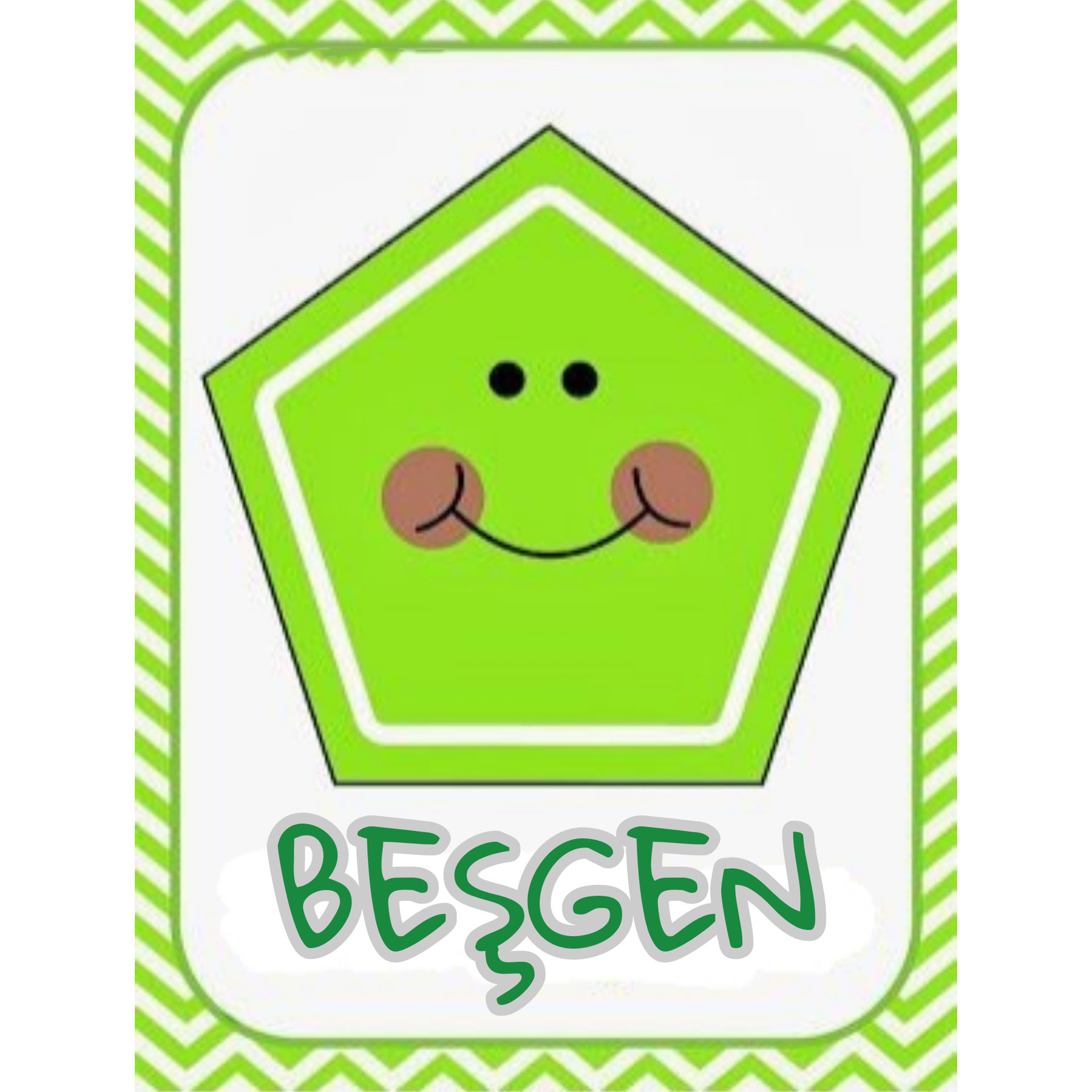 BEŞGEN (5 kenar) - Eğitsel Geometri Materyali
