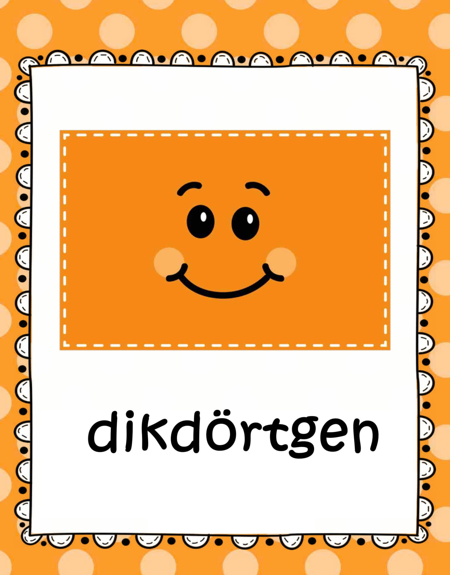 Dikdörtgen Şekil Eğitimi - Matematiksel Kavramlar