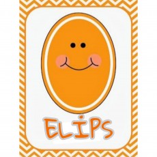Elips Şekli Eğitimi: 2 Açık Renkli Yüz ve Eğlenceli İfadeler