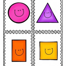 Geometrik Şekiller: Dört Temel Şekil ve Renk Öğrenimi (Kırmızı, Mavi, Yeşil, Sarı)
