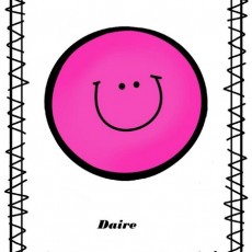 Daire - Pink Circle with Smiley Face Illustration