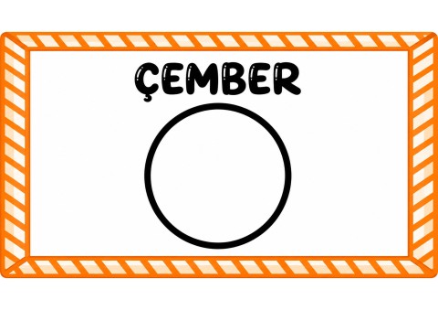 ÇEMBER -  Ç harfi (sesli) E harfi (sessiz) M harfi (sessiz) B harfi (sessiz) E harfi (sesli) R harfi (sessiz) - Geometrik Şekil