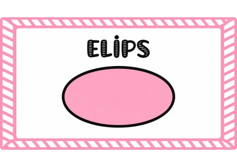 Elips Şekli Eğitimi - Geometri Dersi
