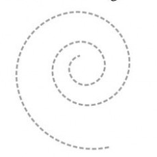 Kesme Alıştırması: Spiral Şekil Çizimi