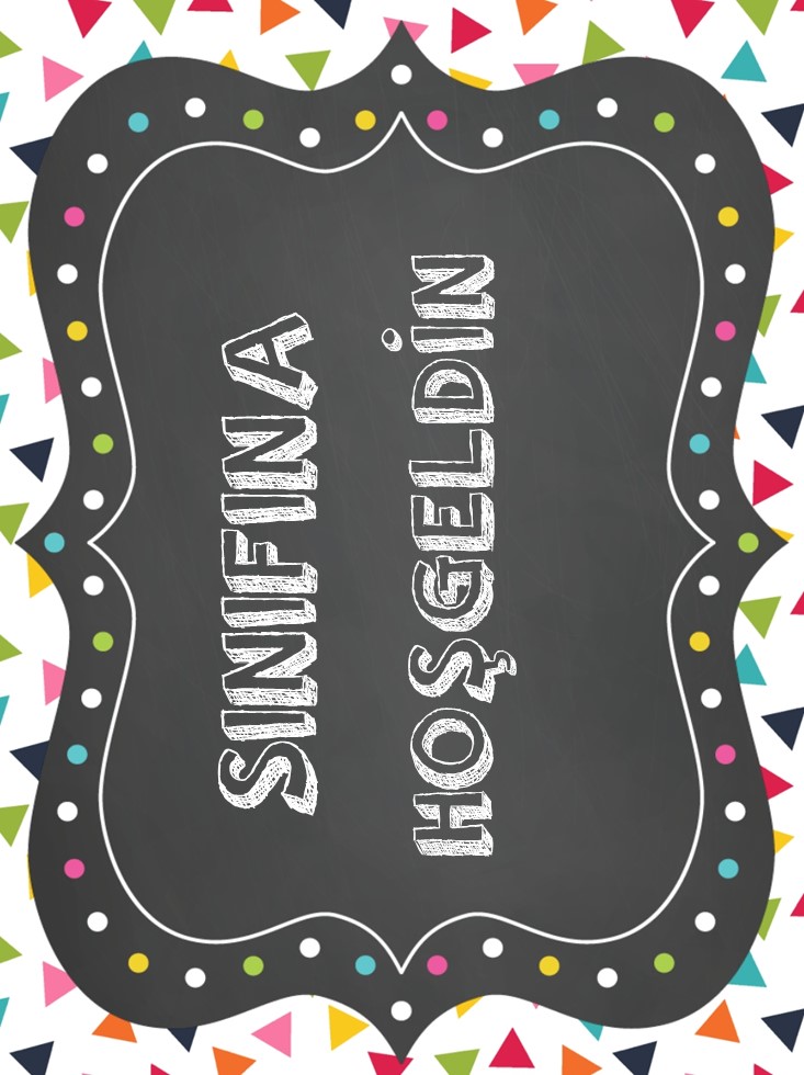 Sinifina Hosgeldin - Egitim Materyali