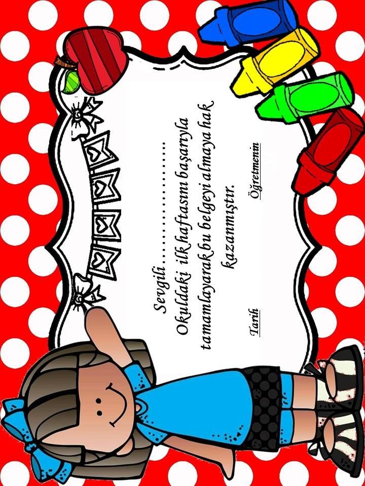 Çocuklar için Eğitici Sertifika Belgesi