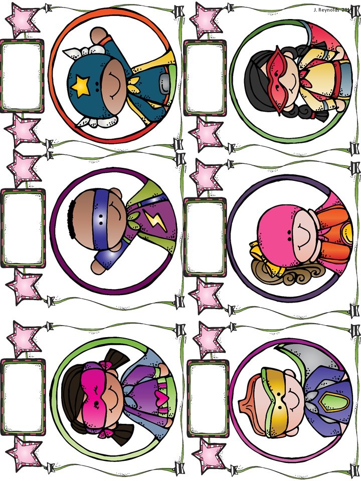 Superhero Character Templates for Educational Activities