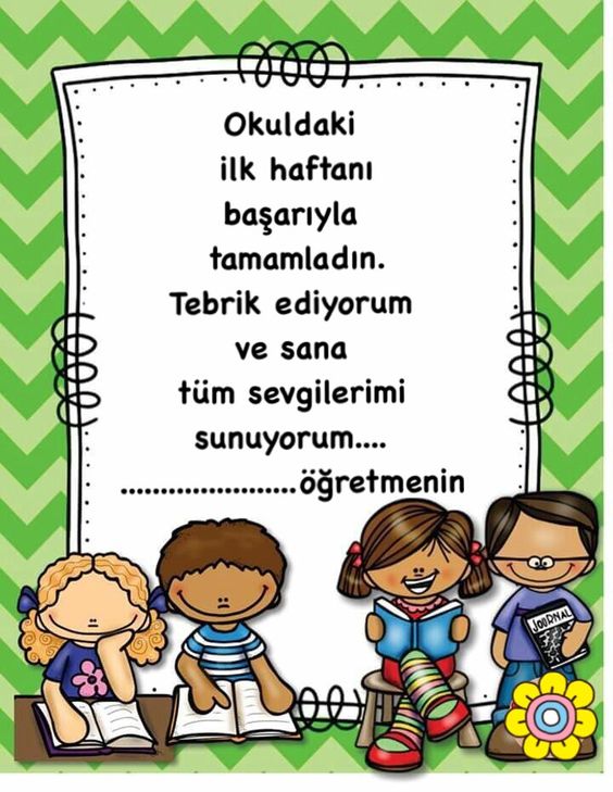 Okul Başarı Tebrik Kartı - Öğrenci Motivasyonu