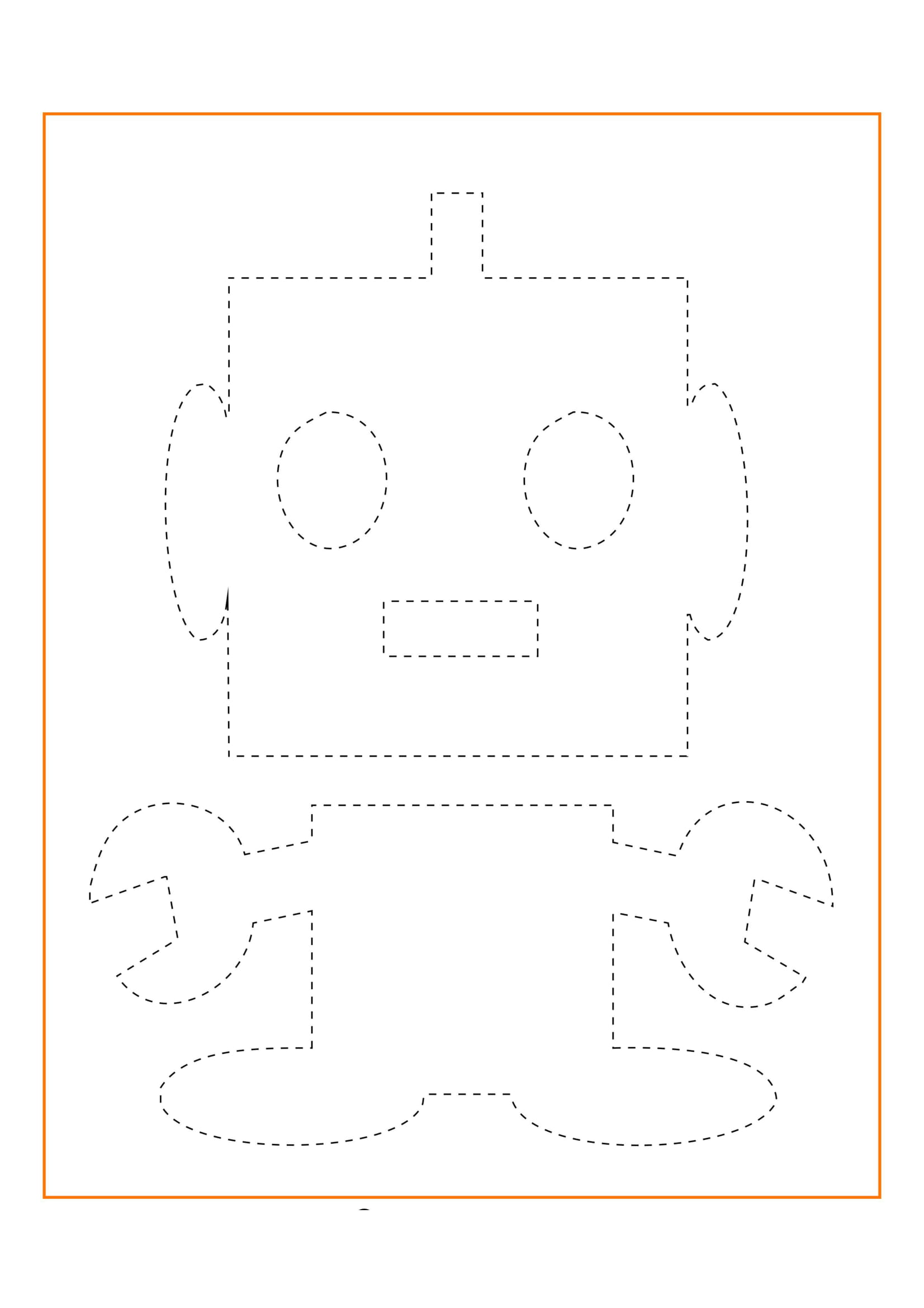 Robot Şablonu - Eğitici Aktiviteler İçin