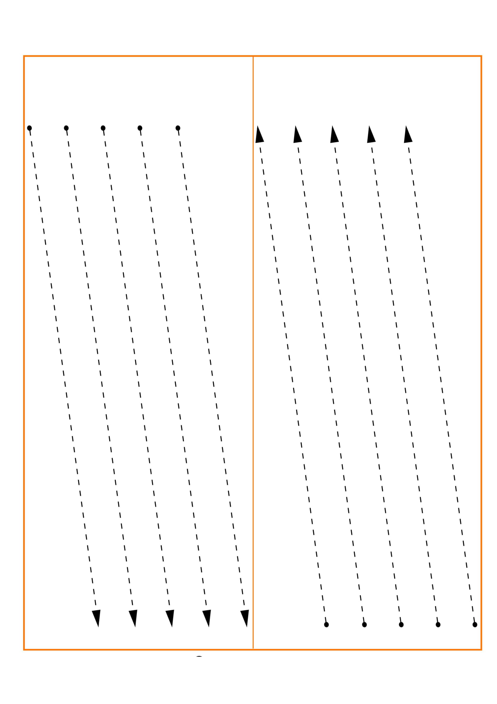 Geometrik Desenler ve Çizgi Yönlendirme İllüstrasyonu