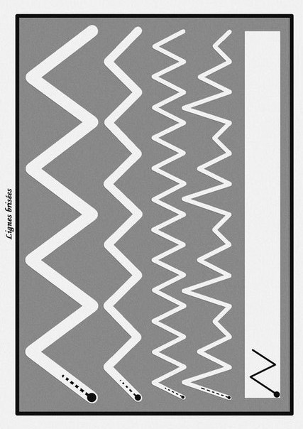 Geometrik Dalgalar ve Zigzaglar: 1-6 Renkli Çizgisel Desenler