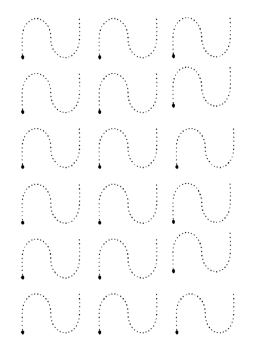 Dotted Line Drawing Practice for Kids
