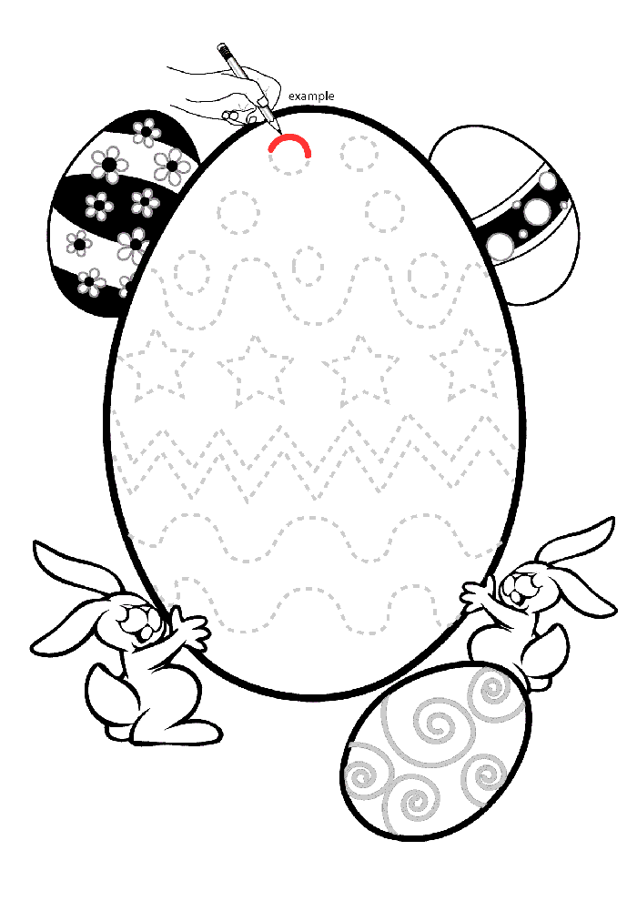 Easter Egg Coloring Activity with Bunnies - Eğlenceli ve Eğitimsel Etkinlik