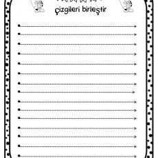 Çizgileri Birleştir - Temel Çizim ve Mantık Geliştirme Etkinliği