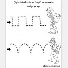 Hacivat Karagöz'e Ulaşma ve Boyama Aktivitesi