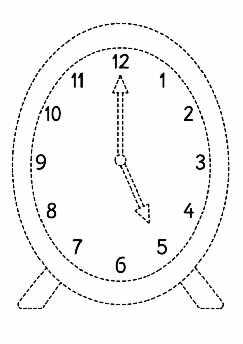 Dört Rakam ve Saat: 1, 2, 10, 11 ile Saat Okuma Eğitimi
