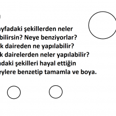 Şekillerin Yaratıcılığı: Dairelerden Yaratılan Hayal Gücü ve Boya Aktiviteleri