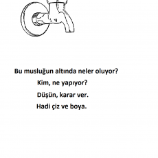Musluk Altında Hayal Gücünü Geliştirme Etkinliği