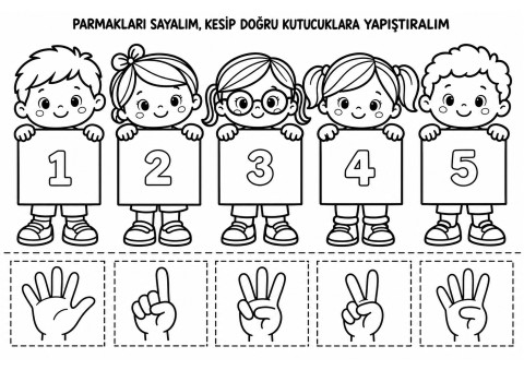Çocuklar ve Sayılar: 1 ile 5 Arası Sayılar, Eğlenceli Sayma Etkinliği