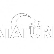 ATATÜRK - 8 Harf, Eğitim İçin Kesilebilir Şablon