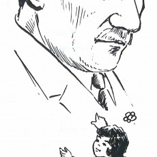 İnsan ve Çocuk: 1 Portre, 1 Çizim, Çiçekler ile Dolaşan Bir Kız