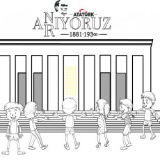 Atatürk Anma Etkinliği - 1881-1938 - Çocuklar ve Anma Töreni