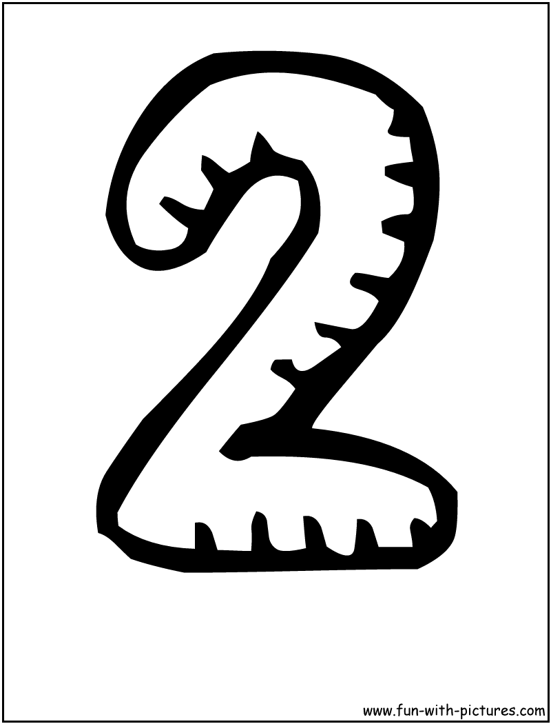 Eğitici Rakam Çizimi: 2 (İki)
