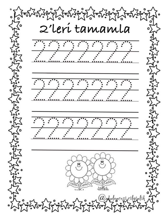2'leri Tamamla Eğitici Çalışma Sayfası