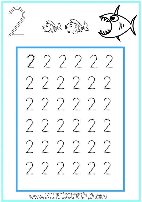 Eğitici Sayı Materyali: 2 Rakamı, Balıklar ve Köpekbalığı İle Matematik Öğrenimi