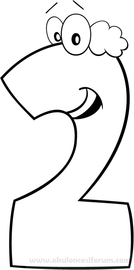 Eğlenceli Sayılar: 2 (İki) - Karakterli Rakam