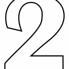 number-2-coloring-page