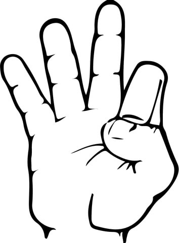 Beş Parmaklı El Pozu: 5 (Beş) Sayısı