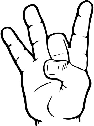 Rock On El Hareketi - 3 ve 3 (Üç) Parmakla Gösterim