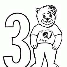 number-3-coloring-page